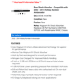 thumbnail image 2 of Rear Shock Absorber - Compatible with 2002 - 2014 Holiday Rambler Ambassador 2003 2004 2005 2006 2007 2008 2009 2010 2011 2012 2013, 2 of 2