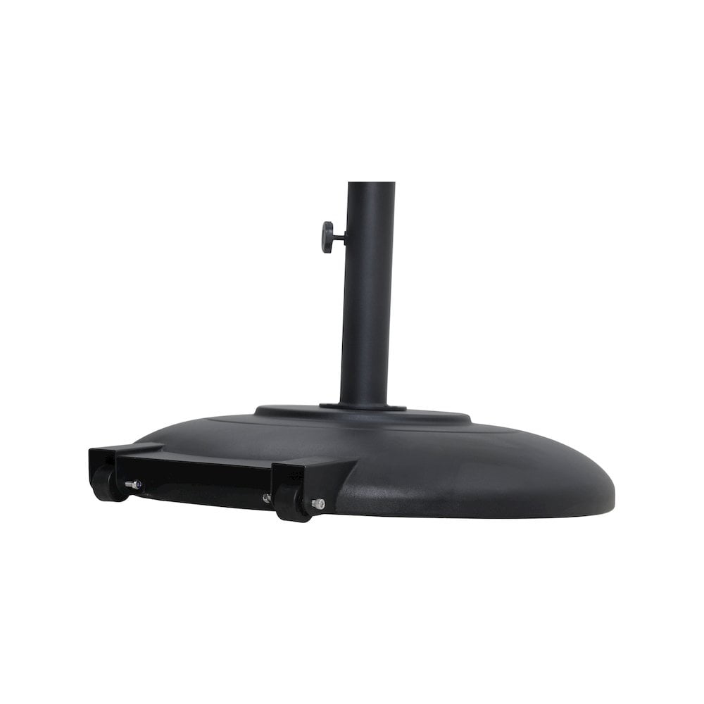 Meridian Furniture Cozumel Black Steel Patio Umbrella Base