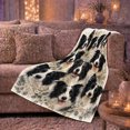 thumbnail image 6 of Nine Border Collie Portraits Cream-White, Playful Pet Portrait Pattern, Warm Flannel Blanket for Living Room and Bedroom, Dog Moms Mother's Day Gift, Pet Lover Home Decor, 6 of 9