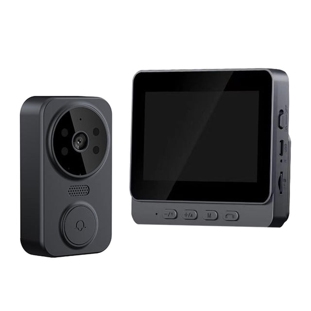 Cámara De Timbre Con Vídeo, Resolución Negra De 640x480, 5V/2A, Para Oficina, Interior Y Hogar