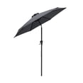 thumbnail image 1 of FLAME&SHADE 9 ft Outdoor Market Patio Table Umbrella with Tilt, Anthracite, 1 of 7