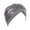 Silver, variant on Prolriy Turbans for Women Women Muslim Turban Hatbow Sequins Hair Bonnet Head Scarf Wrap Cover Head Wraps Hats for Women Dark Gray