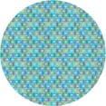 thumbnail image 1 of Ahgly Company Machine Washable Indoor Round Transitional Seafoam Green Area Rugs, 3' Round, 1 of 7