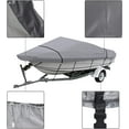 thumbnail image 2 of ALL-CARB Boat Cover Waterproof Heavy Duty 210D Trailerable Boat Cover 20-22 FT Boat Cover Fits for V-Hull Fishing Boat V-Hull Tri-Hull Runabout Bass Boat Fish Ski Pro-Style Bass Boat, 2 of 6
