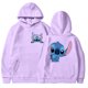thumbnail image 3 of Sudadera con capucha de Disney Stitch para mujer, ropa de calle Harajuku, bonita sudadera de Anime, ropa de calle de Manga, Unisex, 3 of 5