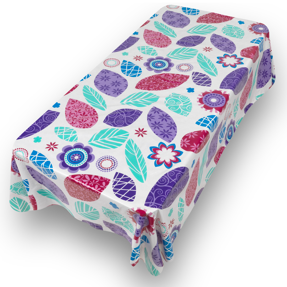 Spring Passion Premum Vinyl Flannel Back Oblong Oblong Tablecloth 52" x