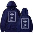thumbnail image 3 of Custom DIY Women's Solid Rope Hoodie Long Sleeve Pullover for Stylish Comfort and Versatility, 3 of 3