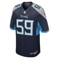 thumbnail image 2 of Men's Nike Kyron Johnson  Navy Tennessee Titans Team Game Jersey, 2 of 6