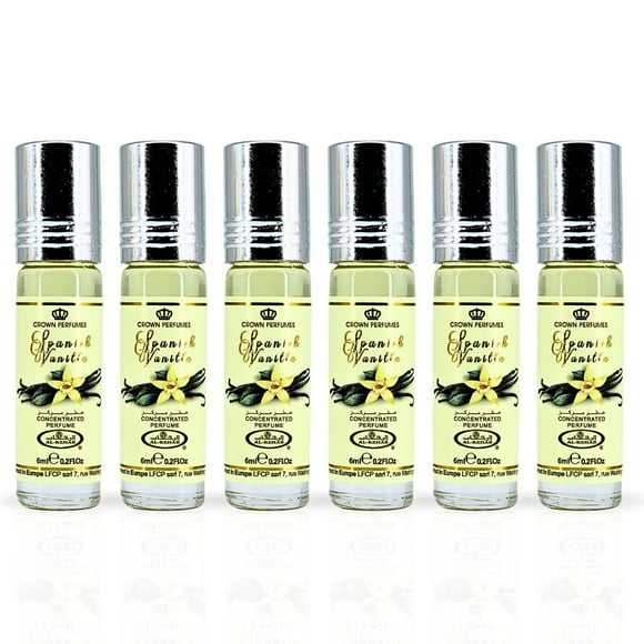 Aceite de perfume Al-Rehab Spanish Vanilla, 6 ml, para mujer