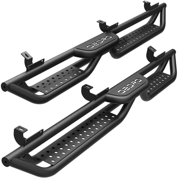 RVNI Running Boards Side Steps for 2007-2018 Jeep Wrangler JK 4 Door Nerf Bars