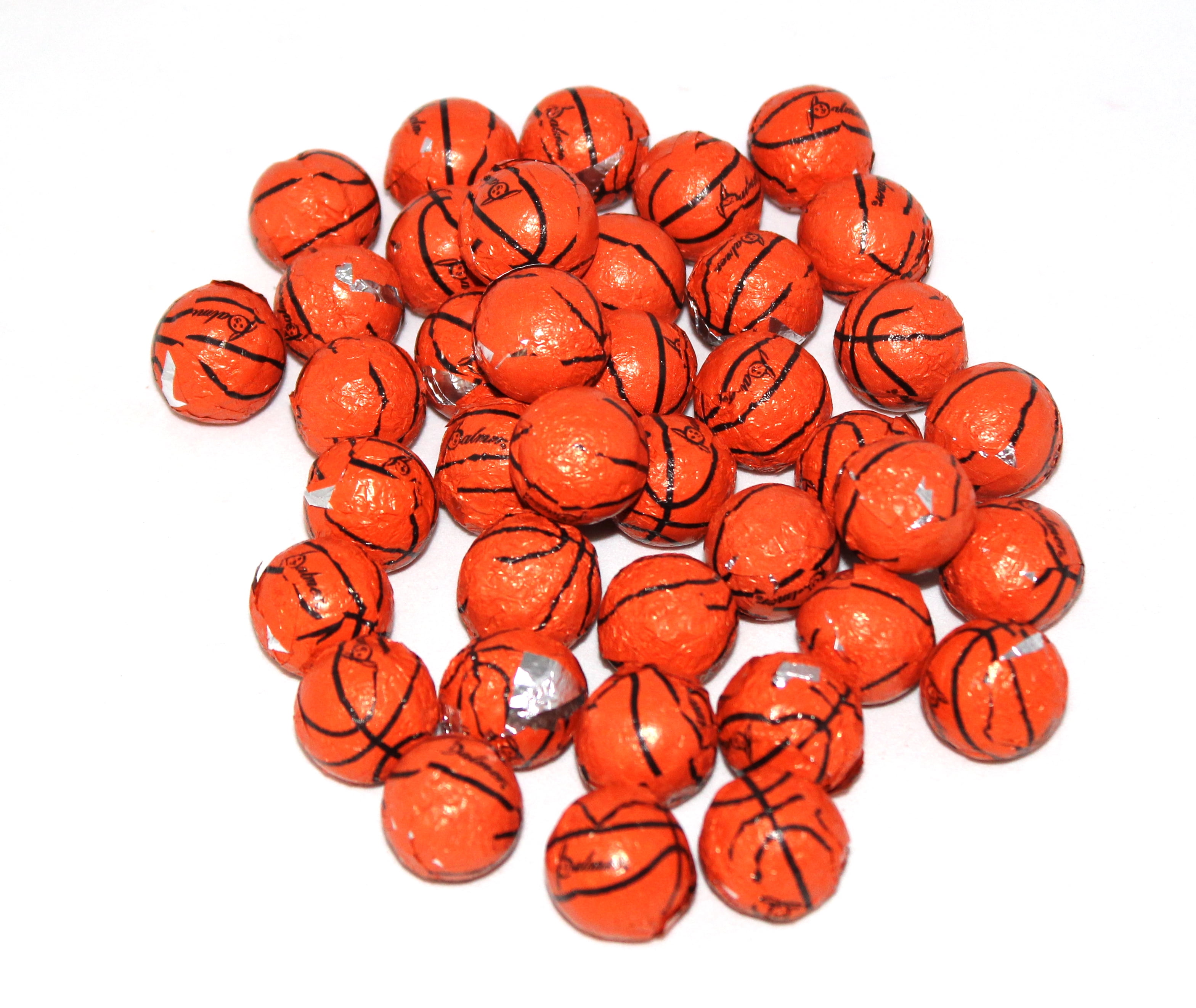 Sports Candy Basketball Shaped Milk Chocolate Balls Bulk 5 Pound Bag