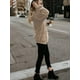 thumbnail image 5 of Sudadera con capucha Century Star para mujer, sudaderas con capucha borrosas, color caqui, 5 of 7