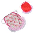 thumbnail image 1 of Chicken Feather Fixer Wing Back Protector, Hen Saddle Apron Cotton Free Size  for Poultry Yellow Pineapple,Watermelon,Peach, 1 of 7