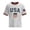 Light Gray, variant on Men's USA Soccer Jersey 2026 Soccer Cup Crew Neck Football Fan Wear Graphic Tees Patriotic American Flag Shirts Complexion L