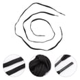 thumbnail image 1 of unbranded 1Par Cordones Planos De Encerados Negros Para Tenis Y Casuales, 1 of 8