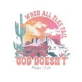thumbnail image 2 of God Doesn't Fail Shirt Comfort Colors, Christian Tshirts, Religious Tee, 2 of 7