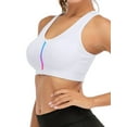 thumbnail image 4 of YouLoveIt Women's Zip Front Sports Bra Yoga Sports Bras Women Workout Bra Tops Zipper Padded Racerback Workout Gym Yoga Bras Zip Front Closure Sports Bra, 4 of 8
