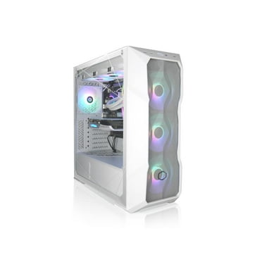 AVGPC Blizzard Gaming PC - Intel Core i9 11900KF, Intel Arc B580 GPU, 32GB DDR4, 1TB NVME M.2 SSD, 360mm Liquid Cooler, ARGB Fans, Wifi/AC, TD500 Mesh White Case, Windows 11