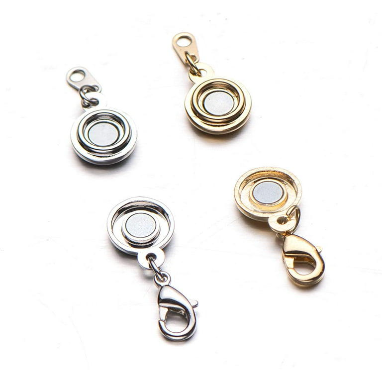 Zpsolution Screw-In Locking Magnetic Jewelry Clasps for Necklace 6mm