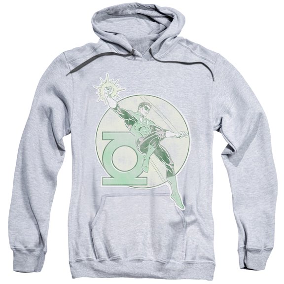 Dco/Retro Lantern Iron On Adult Pullover Hoodie Sweatshirt Athletic Heather