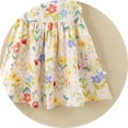 thumbnail image 4 of Coerni Kids Girls Floral Dress Cartoon Print Sundress Sleeveless A Line Dresses Crewneck Tank Dress Cute Summer Midi Dresses, 4 of 5
