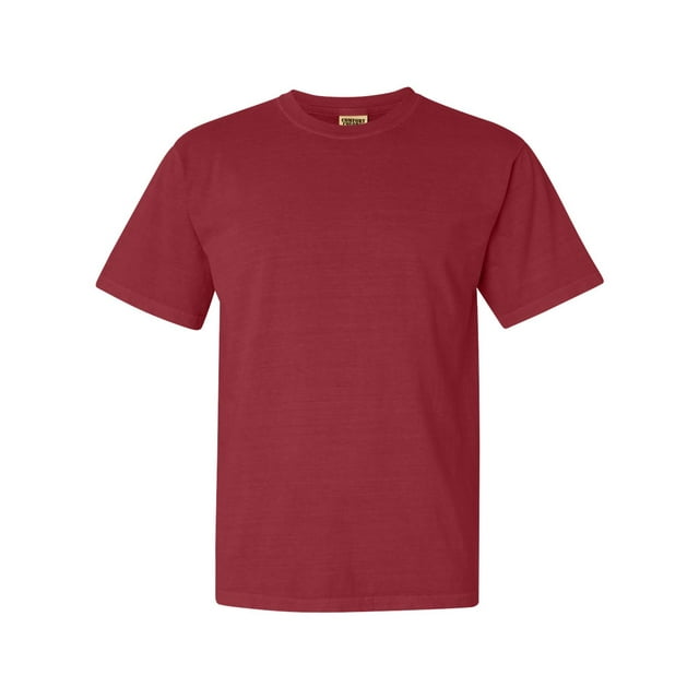 Comfort Colors Garment-Dyed Heavyweight T-Shirt, S, Crimson