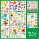 thumbnail image 2 of 9 Uds pegatinas de ventana de primavera flores mariposa girasol primavera pegatinas decorativas para ventana, 2 of 7