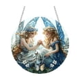 thumbnail image 2 of Acrylic Painted Disc With Chain Jewelry Pendant, 2 of 7