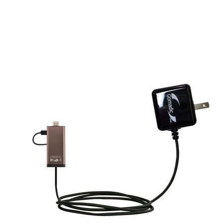 Gomadic Intelligent Compact AC Home Wall Charger suitable for the Android Mni iMito MX1 - High output power with a convenient, foldable plug design -
