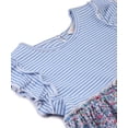 thumbnail image 3 of Vestido Beebay de mezcla de tejidos con volantes multicolor para 3 años, 3 of 4