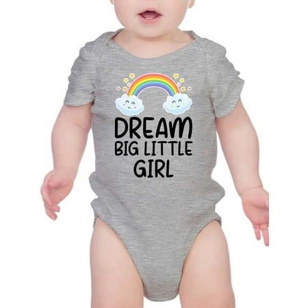 

Dream Big Little Girl Bodysuit Infant -Smartprints Designs Newborn