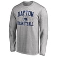 thumbnail image 2 of Men's Heathered Gray Dayton Flyers In Bounds Long Sleeve T-Shirt, 2 of 3