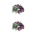 thumbnail image 2 of Cateissary Decoración de la boda - Elegante de flores de hiedra para el hogar o el jardín Tela ancha de la boda Decoración del hogar Wisteria púrpura 2Conjunto, 2 of 6