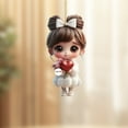 thumbnail image 3 of A Sweet Wedding Themed Acrylic Keychain For Car Rearview Mirror And Backpack Pendant Decoration, 3 of 6