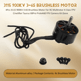 thumbnail image 4 of 4Pcs 3115 900KV 3-6S Brushless Motor for RC Multirotor X-Class FPV Cinelifter Taurus X8Pro Protek60 FPV Camera Kit Done, 4 of 8