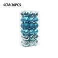thumbnail image 2 of Adorno de Navidad Cateissary 36 piezas Azul agua claro reutilizable para hogar y Oficina, 2 of 6
