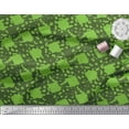 thumbnail image 2 of Soimoi Poly Georgette Fabric Check & Animal Skin Printed Craft Fabric by The Yard 52 Inch Wide, 2 of 3