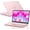 Matte Pink, variant on Case Compatible for MacBook Neo Case 13 inch 2026 Model A3404, 100% Match Official Color, Anti-Fingerprint & Scratch Sturdy Protective Hard Shell Cover Laptop Accessories, Matte Clear