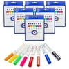 Color Swell Bulk Washable Markers - 10 Packs 8 Markers per Pack (80 Broad Line Markers Total) - Bulk Markers