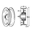 thumbnail image 4 of RAParts One New 4 1/8" Rotary 8602 Flat Idler Pulley Fits MTD 756-0627, 4 of 8