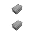thumbnail image 2 of Bolsa de almacenamiento para zapatos Cateissary Gris 2piezas, 2 of 6