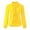 Yellow, variant on Pntutb Womens Clearance Tops Casual Solid Color Ruffle Collar Long Sleeve Ruffle Shirt Blouse Black XXL