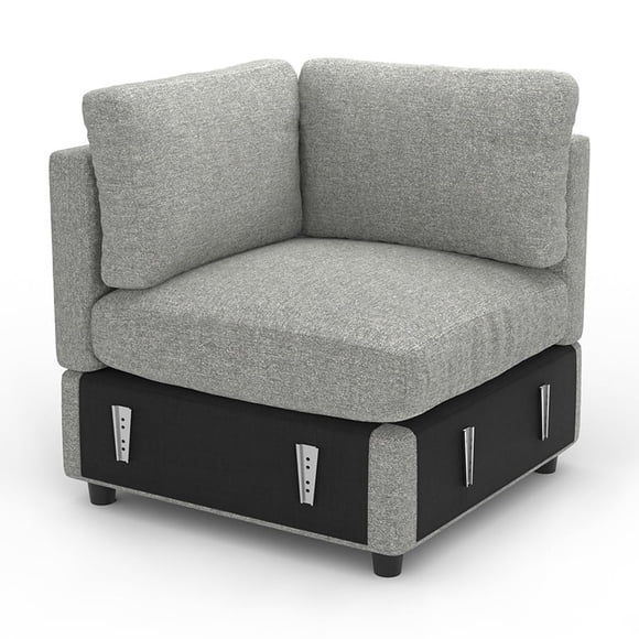 Esquinero Sala Seccional Modular Adapti Gris Niebla | Modulo E