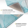 thumbnail image 3 of Dish Drying Mat for Kitchen Counter 18x24 Inch Marble Teal Blue Dish Drying Mat Microfiber Turquoise Gold Dish Mat Drainer Rack Mats Fast Dry Bottles Dish Dry Pad Protector Kitchen Accessories, 3 of 6