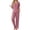 Deep Pink, variant on Ekouaer Womens Pajama Sets Viscose from bamboo Lounge Set Soft Pajamas for Women Set Short Sleeve and Long Pants Sleepwear