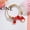 My Melody, variant on Sanrio Hello Kitty Kuromi Christmas Crystal Bracelet Girl Cute Cartoon Cinnamoroll My Melody Stainless Steel Beaded Bracelet