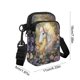 thumbnail image 3 of Bolso Bandolera con Correa de Hombro Ajustable, Ligero, de Poliéster, para Viaje, con Estampado de Caballos, Compartimentos Divididos para Un Almacenamiento Organizado, Uso Diario Informal, Escuela y, 3 of 6