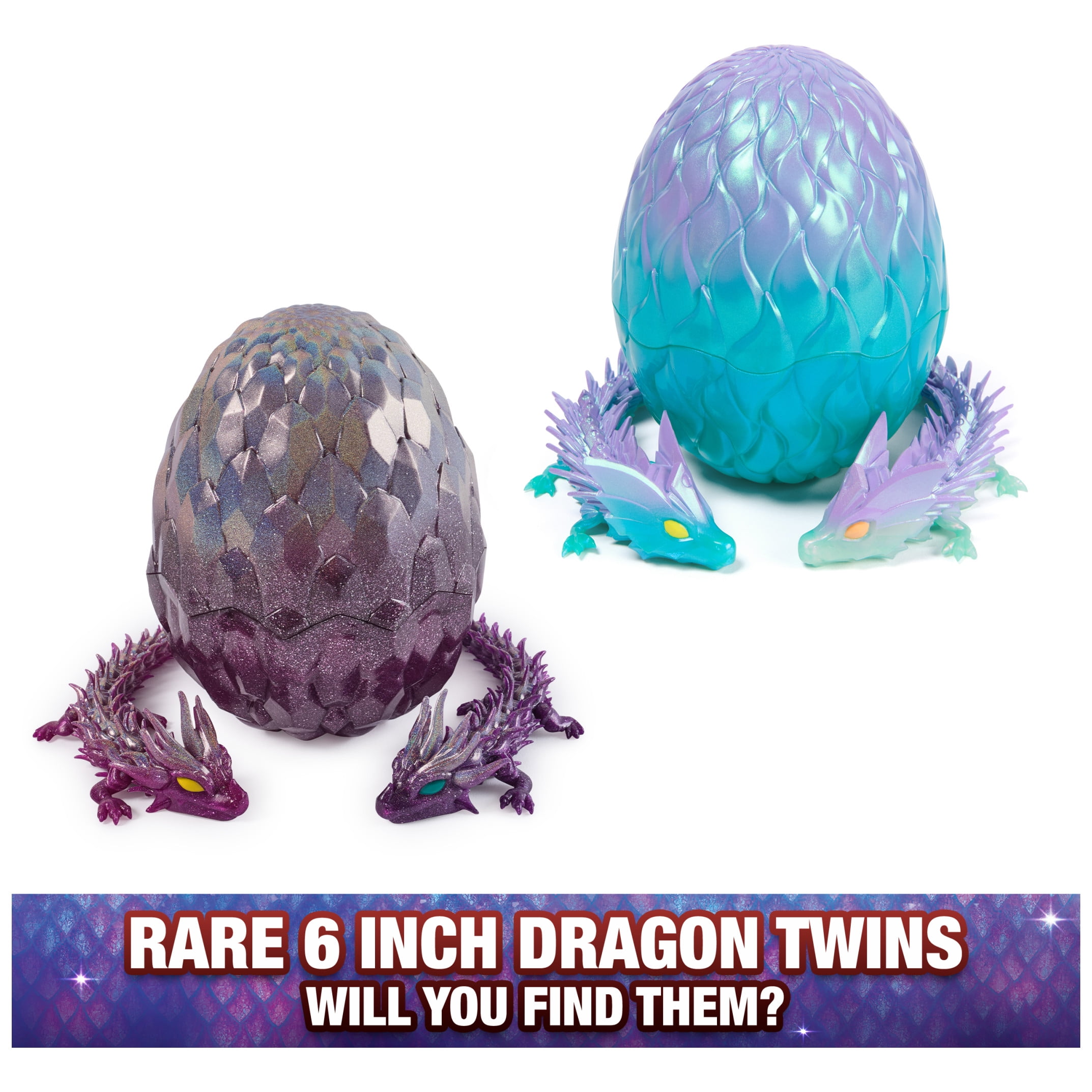 CrystaLynx Dragons, 12.5-inch Articulated Dragon Figure & Display Egg for Kids Ages 8 and up (Styles Vary)
