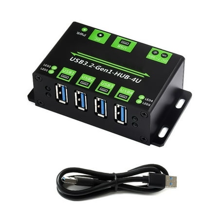 CIYISON USB 3.2 Multiport Hub with Wide Power Input for Stability
