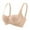 Khaki, variant on Women's Balconette Push up Bra Plus Size Solid Underwire Comfort Seamless Super Gather Bra Bras for Women Under 5 Dollars